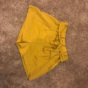 Mustard Yellow Shorts